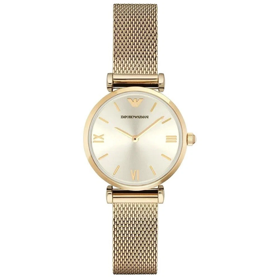 Emporio armani outlet mesh ladies watch
