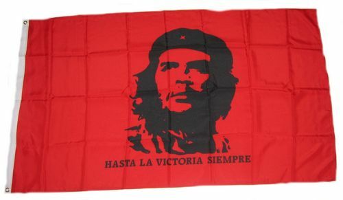 Drapeau Che Guevara Cuba 90x150cm Polyester 90g Avec œillets Et Double Couture