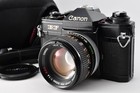 Canon Ef 35mm Slr Film Camera + Fd 50mm F/1.4 S.S.C Lens From Japan 【Exc+4】