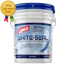 White-Seal 5 Gal. Acrylic Elastomeric White Reflective Roof Sealer
