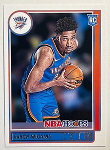 2021-22 Panini Hoops Basketball #247 Aaron Wiggins RC Rookie OKC Thunder