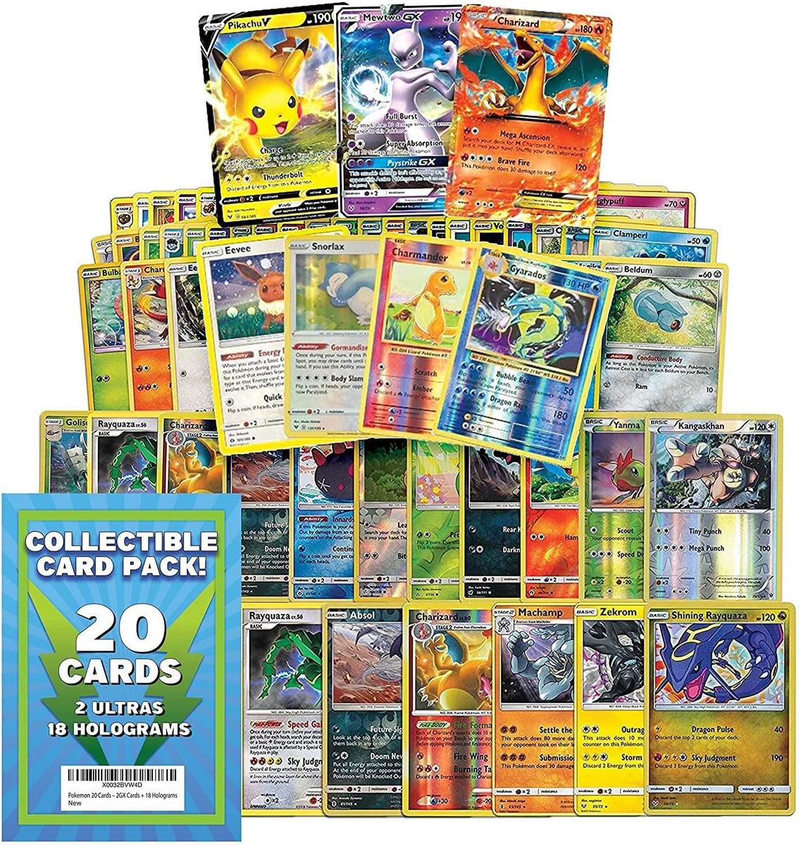 pokemon trading card expansions TCG 20ct Pack 2GX 18 Holograms Exclusive Game Take on the challenge of an eternity Pokemon TCG Expansion Set and
