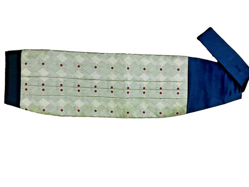 CARROT & GIBBS Silk cummerbund Handmade Boulder Colorado designer formal tuxedo