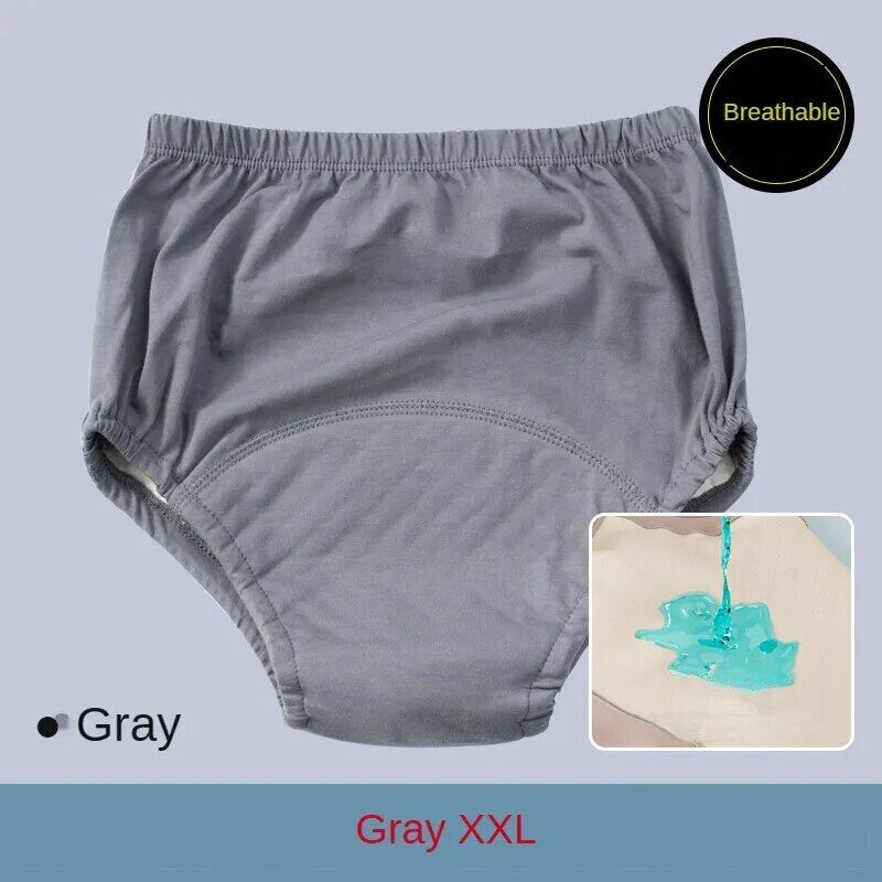 Adult Elderly Incontinence Underwear Washable Diapers for