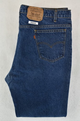Vintage 80s 1988 Levis 517 Orange Tab Boot Cut Denim Blue Jeans Mens Size 42x34 - Picture 19 of 19