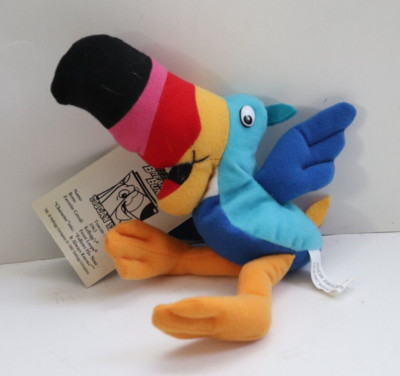 Toucan Sam Bean Bag Plush 1997 Kellogg's Breakfast Bunch Cereal Fruit Loops