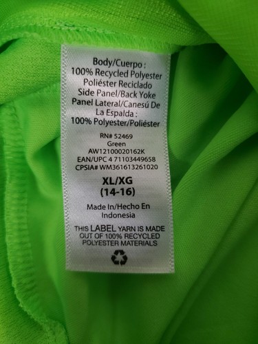 Athletic Works Lime Green YOUTH Shorts Basketball XL & 2XL w/Pockets NEW - Picture 5 of 7