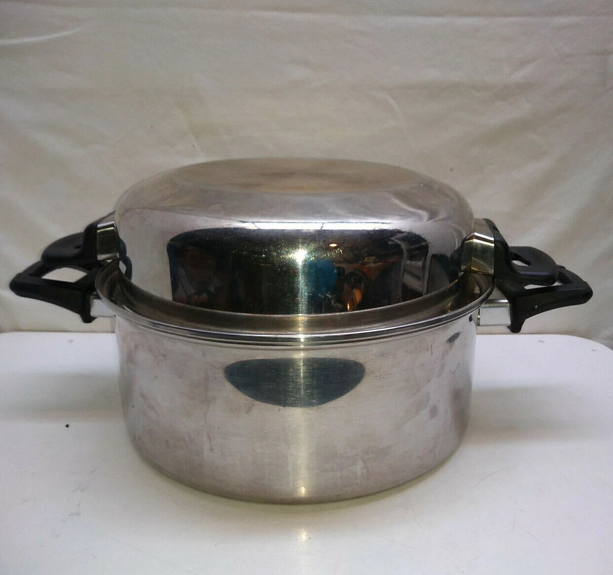 Mardigian Multi-ply Stainless 6 Qt Stockpot Dutch Oven Fry Saute Pan Roaster Lid