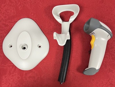 Symbol Technologies LS2208-SR20001R-UR Barcode Scanner und Ständer Ref00184-1