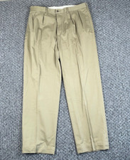 Polo Ralph Lauren Pleated Chino Pants Men's 36 x 29 36/32 Tag Beige Andrew