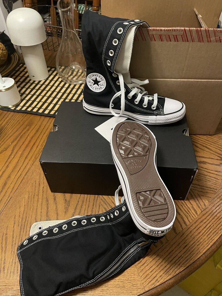 Converse Chuck Taylor All-Star XXHi Black Zip-up M5 W7 Converse Chuck Taylor All-Star XXHi Black Zip-up M5 W7