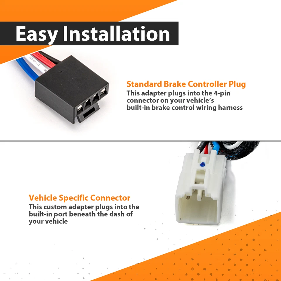 Enchufe arnés de cables controlador de frenos para Toyota Sequoia 2003-2021 2022 2023 2024 Foto 3 de 4