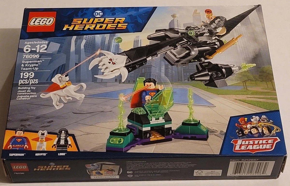 absorption tilfældig Simuler LEGO 76096 Superman &amp; Krypto Team-Up DC Super Heroes Lobo Justice  League 673419282062 | eBay