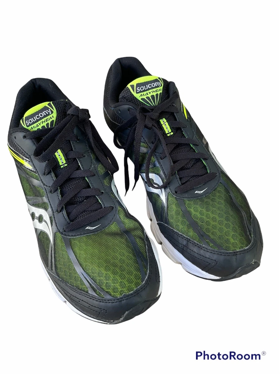 Saucony GRID MAYHEM Men s Running Shoes 25182 1 US Size 13 Green
