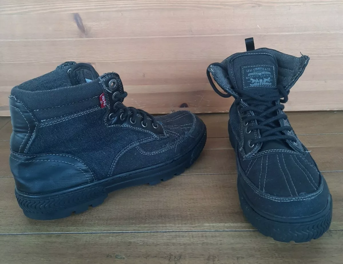 Levi denim store boots