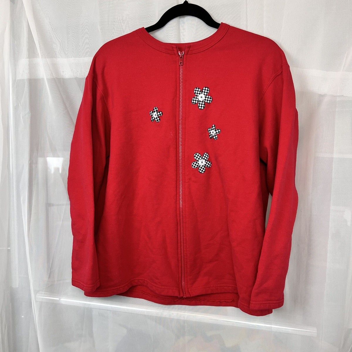 Vintage Fruit of the Loom zip up cardigan sweater