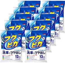 SOFT99 Fukupika Wax 12 Sheets 4.0 x 10 Packs for Automotive Paint Surfaces W-220