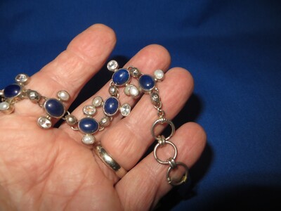 NEU! Authentisches STARBORN CREATIONS Lapiz Topas Süßwasserperlenarmband 248 $ Etikett