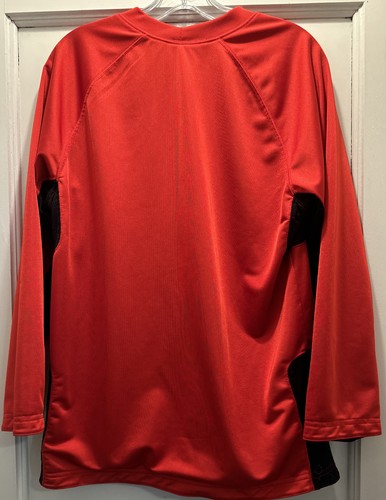 Nike Basketball Reversible Training Shirt Sz XL Orange Black VGC - 第 3/12 張圖片