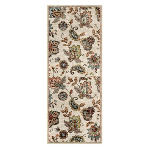 Floral Kitchen Rugs Non Slip2x5 Rug Runner Washable Paisley Design Entryway R... - Picture 7 of 8