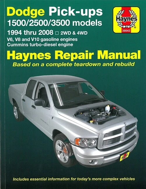 Haynes Handbuch: Dodge Ram Pick-ups Reparaturanleitung/Reparaturbuch/Wartung - Bild 1 von 3