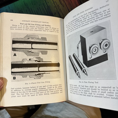 1942 AIRCRAFT POWERPLANT MANUAL G. B. Manly INSTRUCTION REFERENCE WWII - Picture 10 of 12