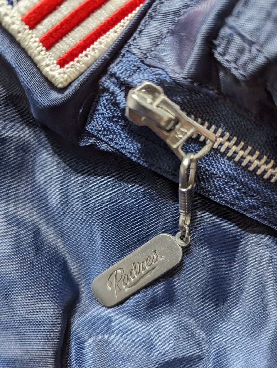 PADRES リバーシブルジャケット San Diego Padres Bomber Reversible Jacket Men's Size XL Blue