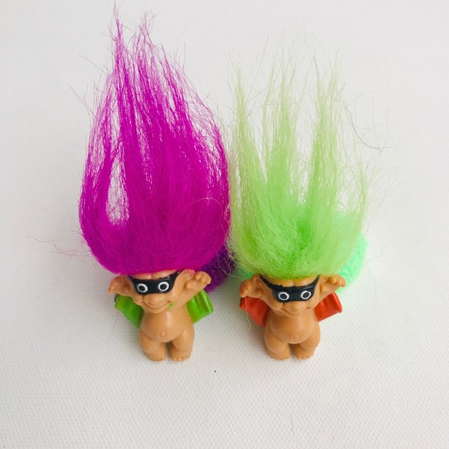 troll doll with ponytail
