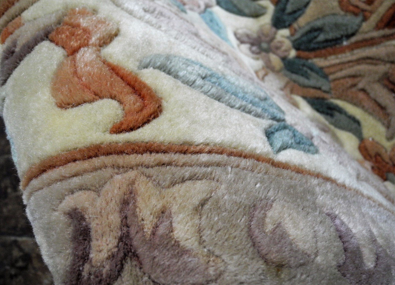 12'9 x 9' ExtraLarge JOHN LEWIS Chinese Wool Rug HANDMADE CARPET Floral