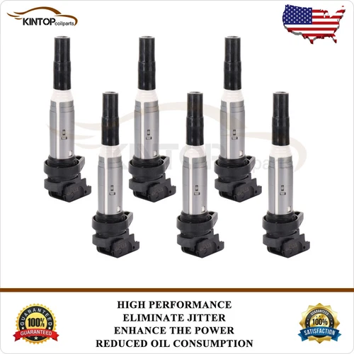 6x Ignition Coils For BMW 135i 335i 435i 535i 525i 640i M3 M4 X3 X6x Z4 3.0L