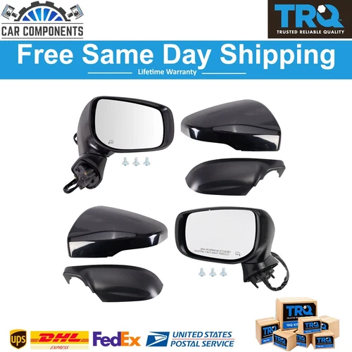 TRQ New Mirror Fits Set For 2017-2019 Subaru Impreza