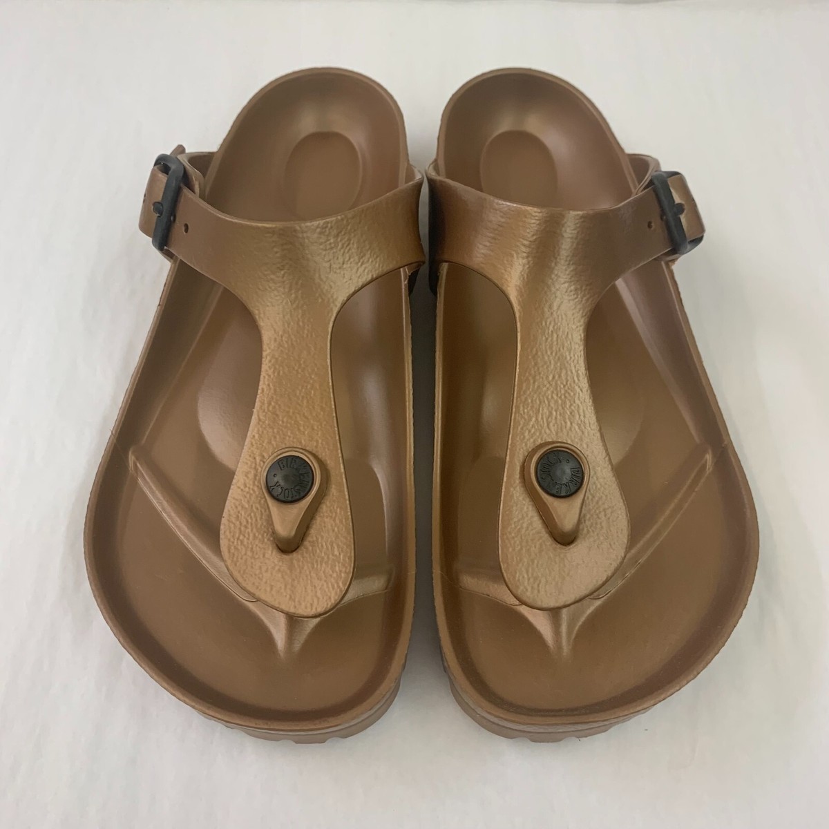 BIRKENSTOCK(箱無し) Birkenstock New w/o Box Gizeh Copper EVA Regular Width