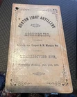 Thanksgiving 1863 Dance Card Boston Light Artillery US Civil War History
