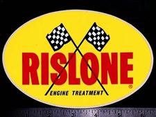 RISLONE Engine Treatment - Original Vintage 1960's 70's Racing Decal/Sticker