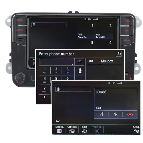 6.5" RCD330 187F Carplay Android Auto MirrorLink Für VW Golf Caddy Touran NONAME - Bild 4 von 8
