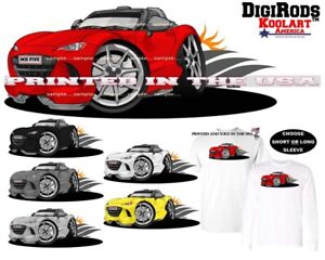 Mazda Miata MX-5 MX5 Fun Sun Road Trip DigiRods / Koolart Cartoon Car T