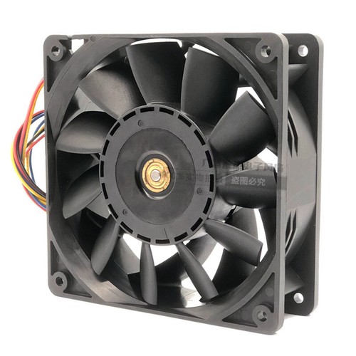 Nidec T12E48BS1M7-07 A464 48VDC 1.45A 12CM 12038 4-wire Cooling Fan 1pc - Afbeelding 5 van 6