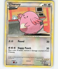 Pokemon Chansey 58/123 HeartGold SoulSilver Common NM on eBay