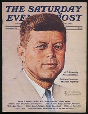 SATURDAY EVENING POST 9 1975 JFK Graham Hill Vicki Carr KC MO Fenwick Rumsfeld