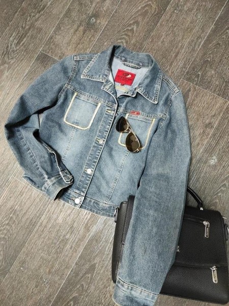 Women Polo Jeans Jacket Navy 38 / M / 46