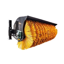 Compact Snow Blower Angle Broom Snow Sweeper Attachment for Mini Skid Steer