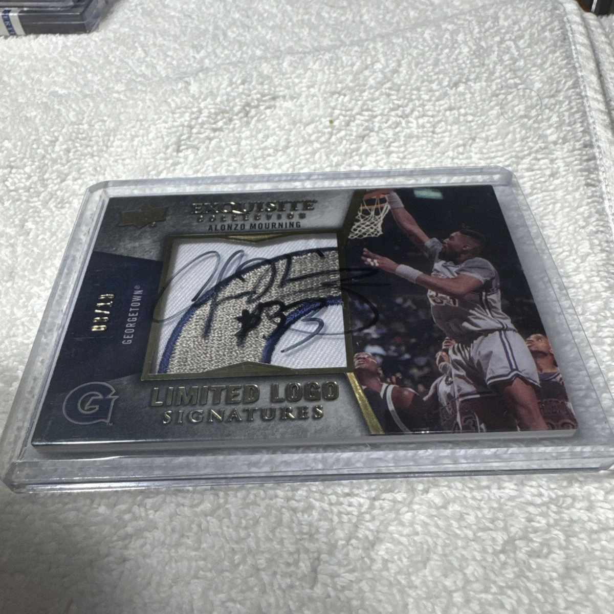 Alonzo Mourning Basketball Autographed Sports Trading Cards