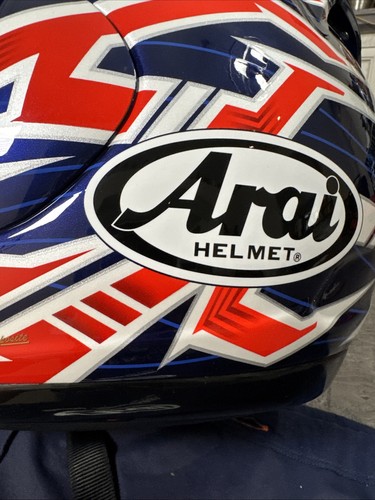 Vintage Arai RX-7 Corsair Noriyuki Haga Full Face Helmet L DOT Snell 2004 w/ Bag - Picture 9 of 21
