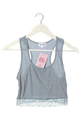 SUPERDOWN Tanktop Damen Top Gr. DE 36 blau Casual-Look