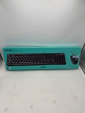 Logitech MK120 Wired Keyboard and Mouse Combo for Windows, Optical Wired Mouse