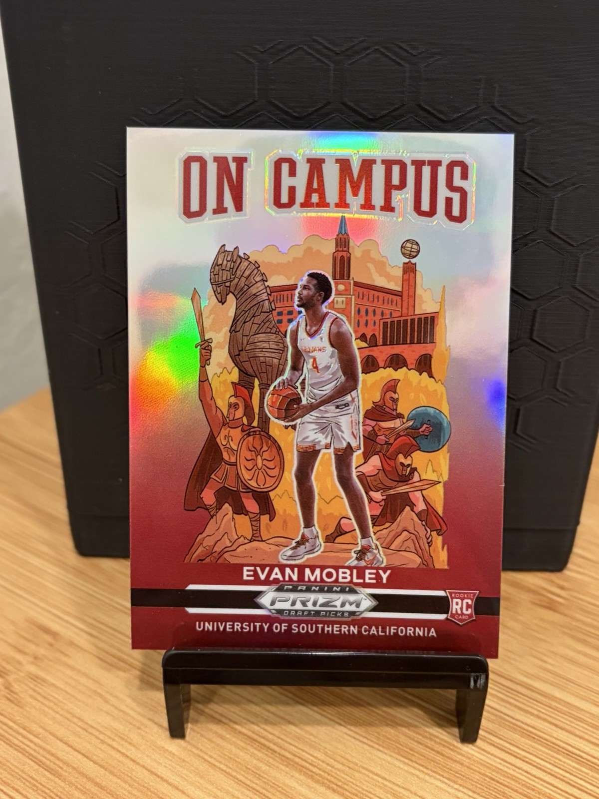 2021 Prizm Draft Picks Evan Mobley On Campus SSP RC Case Hit USC Trojans Rookie