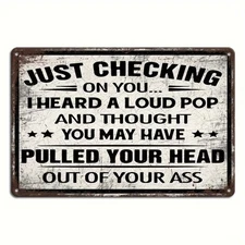Funny Sarcastic Quote Humor Vintage Metal Tin Sign Retro Decor Bar Club Man Cave