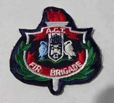 ACT Fire Brigade Rescue Australia Fire Patch Vintage