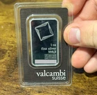 Valcambi 1 Ounce Silver Bar in Unopened Assay Card - Extremely Rare