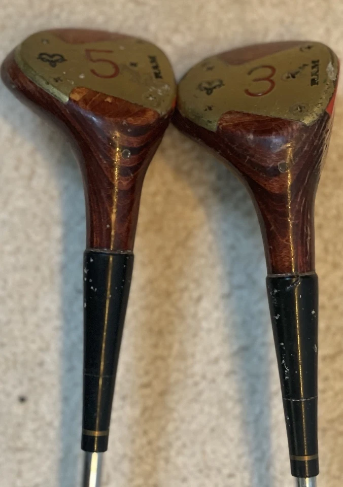 RAM Tom Watson TW800 Caqui Endurecido al Aceite 3 Y 5 Madera De Colección RARO Rígido Foto 3 de 4